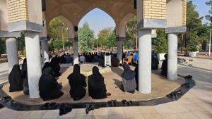 برگزاری مراسم زیارت عاشورا در جوار یادمان شهید گمنام 