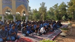 برگزاری مراسم زیارت عاشورا در جوار یادمان شهید گمنام 