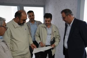 بازدید مدیرعامل شرکت پالایش نفت اصفهان از پروژه ساختمان اداری پتروپالایش میرداماد صفه